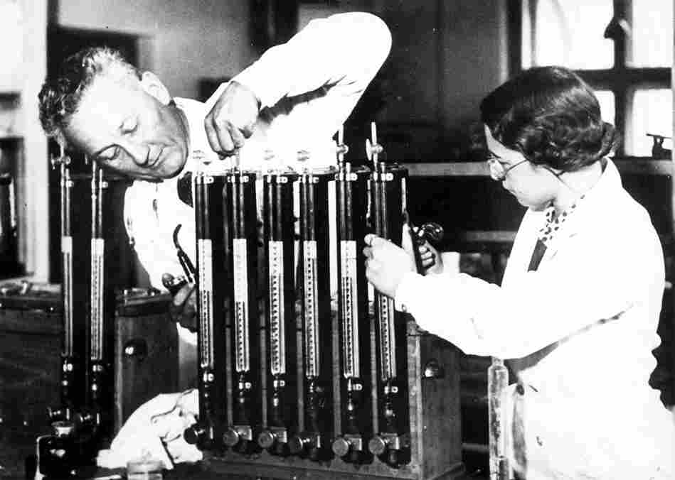 Albert Szent-Gyorgyi and Ilona Banga (credit:University of Szeged)